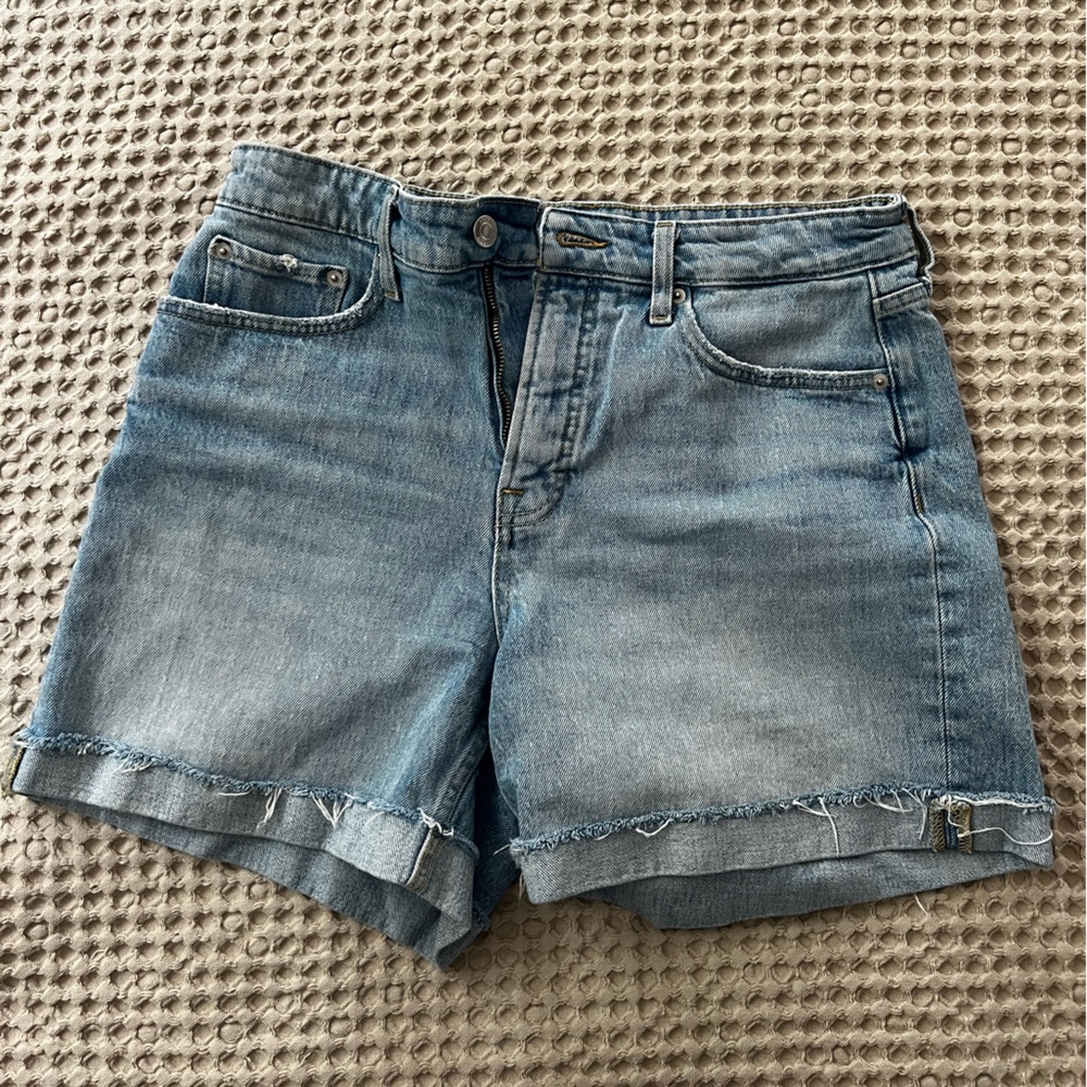 Classic Blue Denim Jean Shorts